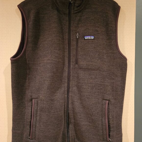 Patagonia Full-Zip Fleece Vest – Heathered Brown | Quality Outdoor Layer - Picture 5 of 7